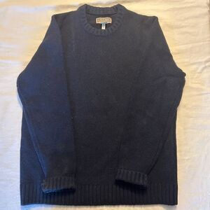 Duluth Trading Co. L Blue Sweater